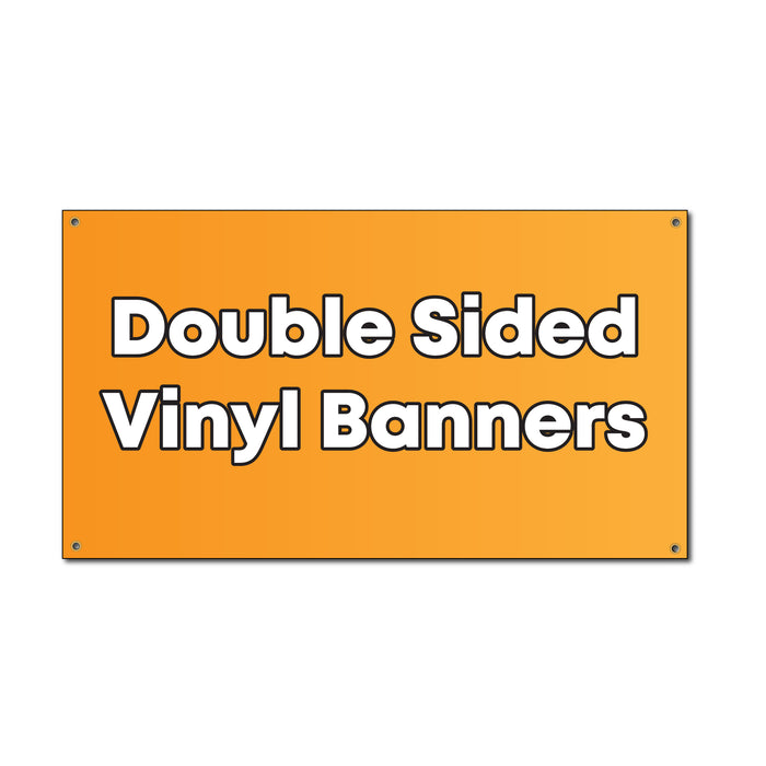 Double Sided Vinyl Banner - Milweb1