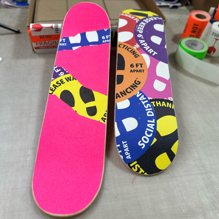 Social Distancing / Mask Skateboard