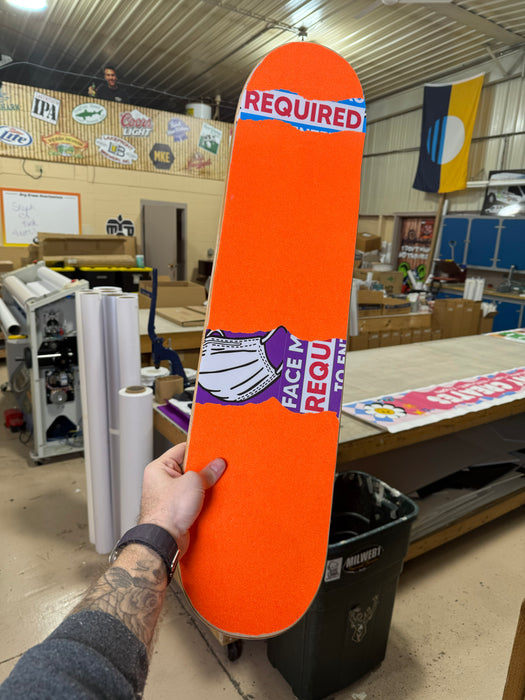 Social Distancing / Mask Skateboard