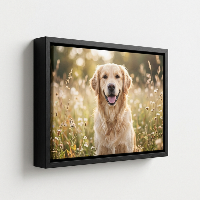 Milweb1 canvas prints Custom Framed Canvas Print – 1.25" Floating Frame