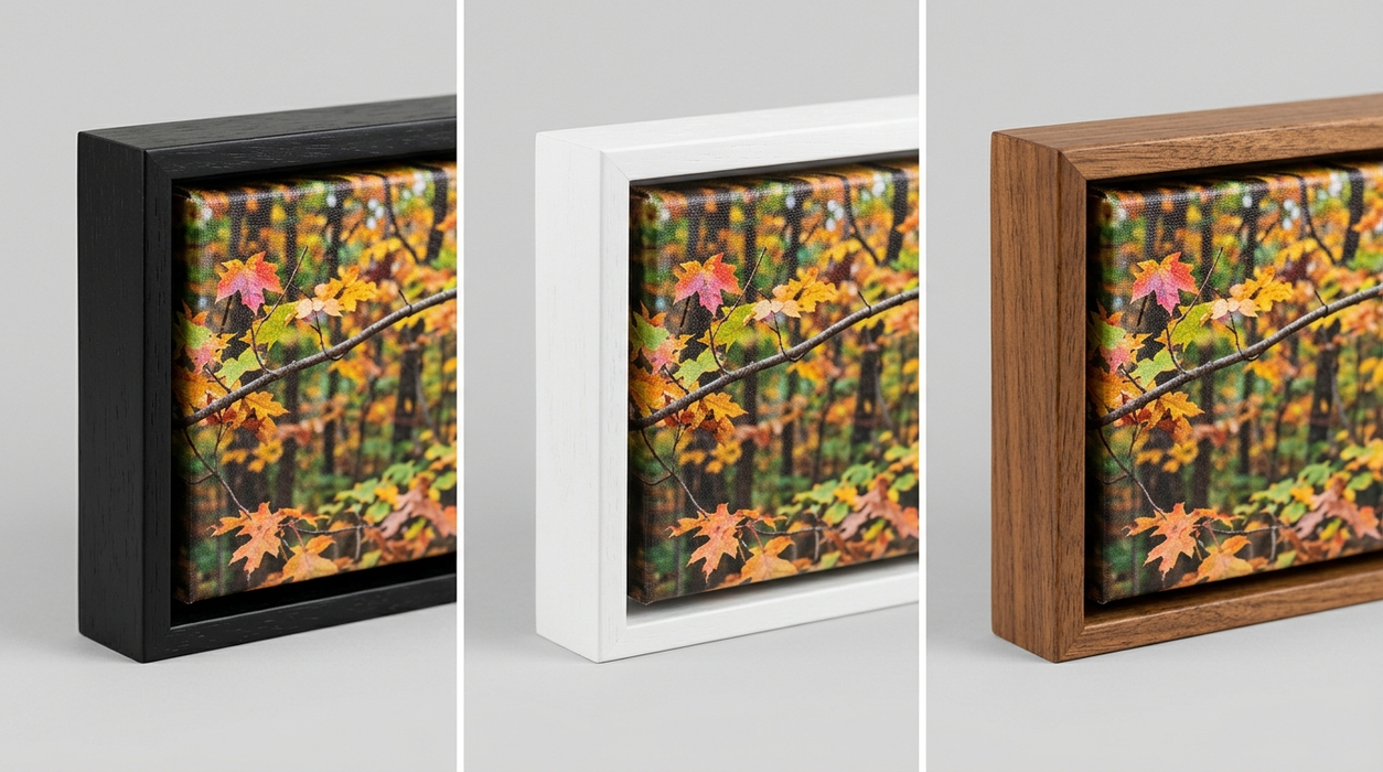 Milweb1 canvas prints Custom Framed Canvas Print – 1.25" Floating Frame