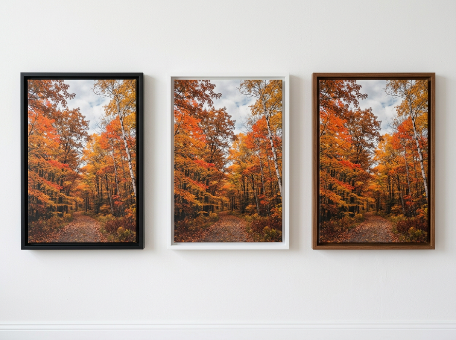 Milweb1 canvas prints Custom Framed Canvas Print – 1.25" Floating Frame