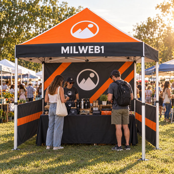 Milweb1 Event Tents 10' x 10' Custom Event Tent