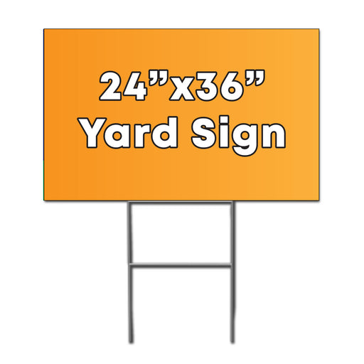 24"x36" Yard Sign - Milweb1
