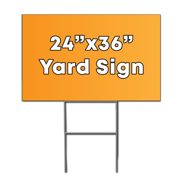 24"x36" Yard Sign - Bulk - Milweb1