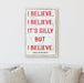 I Believe - Miracle on 34th Street - Canvas Print - Milweb1