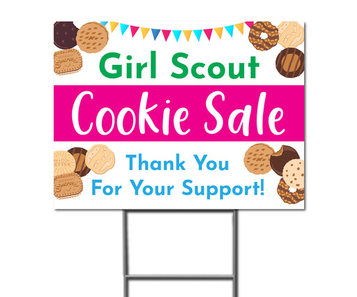 Cookie Sale - Yard Sign - Milweb1