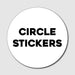 Custom Circle-Cut Sticker - Milweb1