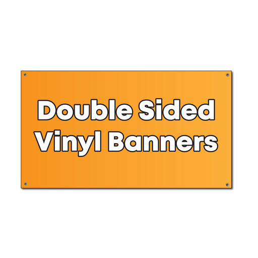 Double Sided Vinyl Banner - Milweb1