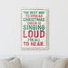 Singing Loud For All To Hear - ELF Movie - Canvas Print - Milweb1