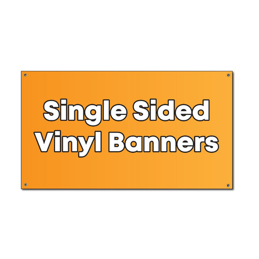 Single Sided Vinyl Banners - Milweb1