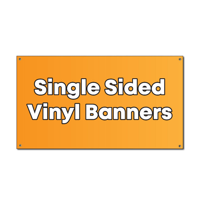 Single Sided Vinyl Banners - Milweb1