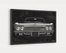 1966 Chevrolet Chevy Impala Biscayne Belair CarGrilleArt™ | Sign Car Auto Man Cave Art Grill Garage Men Gifts Wall Decor Canvas Print