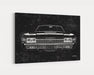 1968 Chevrolet Chevy Impala SS Super Sport 427 CarGrilleArt™ | Sign Car Auto Man Cave Art Grill Garage Men Gifts Wall Decor Canvas Print