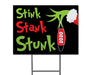 Stank Stunk Double-Sided Yard Sign with Stake - Milweb1