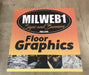 Social Distancing Floor Decals - Please Wait Here Stand 6' Apart - Milweb1