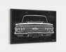 Milweb1 1960 Chevrolet Chevy Impala 348 CarGrilleArt™ | Sign Car Auto Man Cave Art Grill Garage Men Gifts Wall Decor Canvas Print