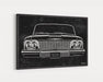 Milweb1 1962 Chevrolet Chevy Impala CarGrilleArt™ | Sign Car Auto Man Cave Art Grill Garage Men Gifts Wall Decor Canvas Print