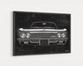 Milweb1 1966 Chevrolet Chevy Impala Biscayne Belair CarGrilleArt™ | Sign Car Auto Man Cave Art Grill Garage Men Gifts Wall Decor Canvas Print