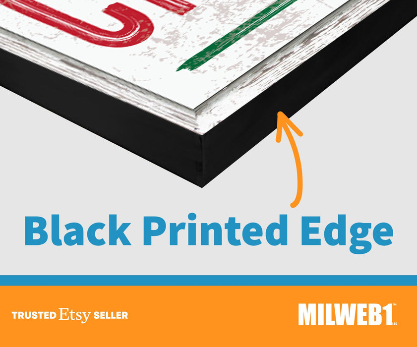 Milweb1 1969 C10 Chevrolet Chevy Truck CarGrilleArt TM | Sign Car Auto Man Cave Art Grill Garage Men Gifts Wall Decor Canvas Print