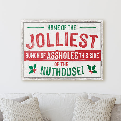Milweb1 8"x10" Jolliest Bunch - Christmas Vacation - Canvas Print