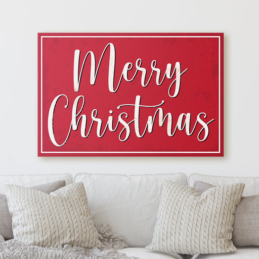 Milweb1 8"x10" Merry Christmas - Canvas Print
