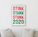 Milweb1 8"x10" Stink Stank Stunk 2020 - Canvas Print
