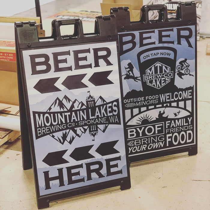 Milweb1 AFrame Food Pickup Here - Plasticade Signicade®