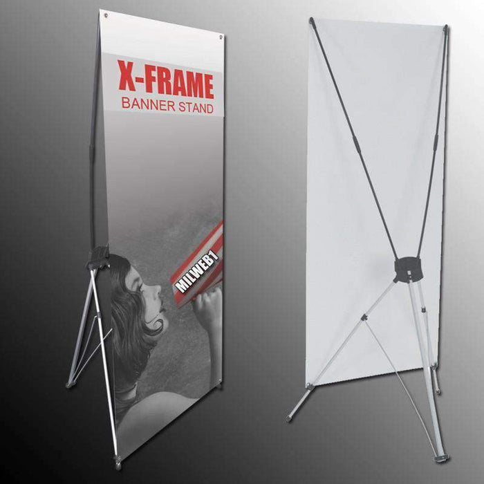 24"x63" X Banner Stand - Milweb1
