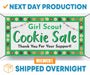 Milweb1 Cookie Sale Girl Scout / Cookies Scouts - Vinyl Banner - Sign - Free Overnight Shipping