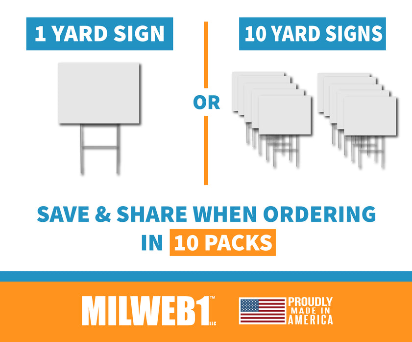 Milweb1 Cookie Sale - Yard Sign
