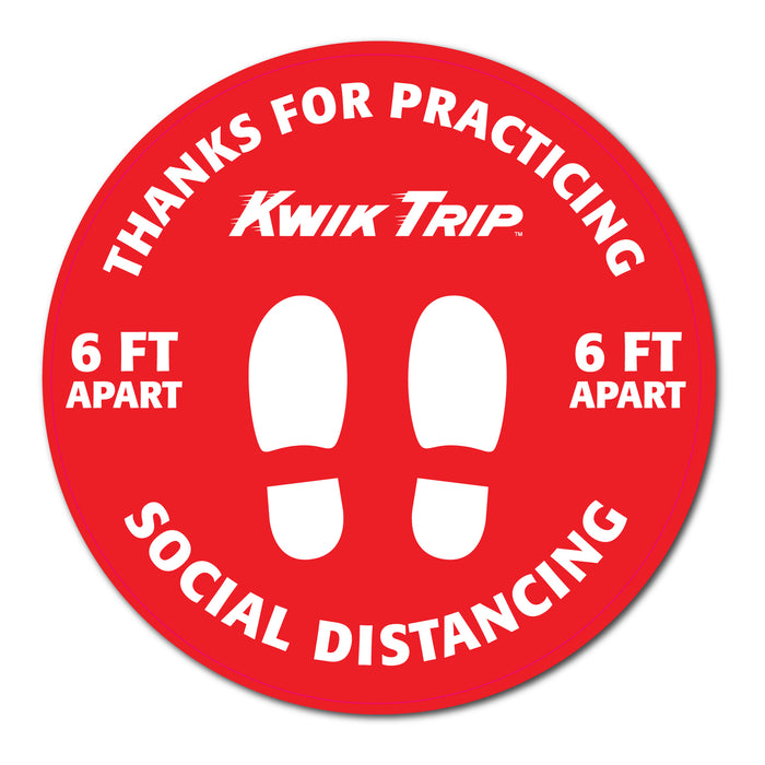 Milweb1 Custom Circle Floor Decal