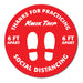 Milweb1 Custom Circle Floor Decal