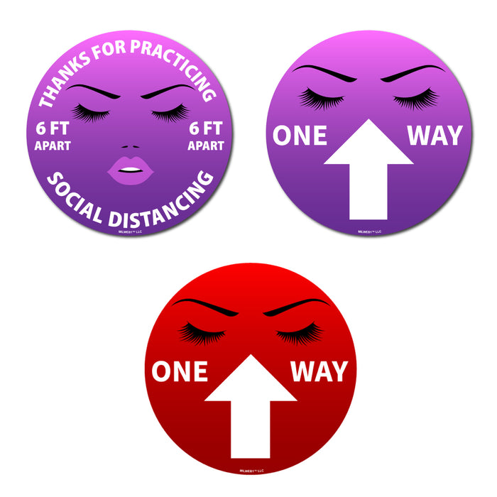 Milweb1 Custom Circle Floor Decal