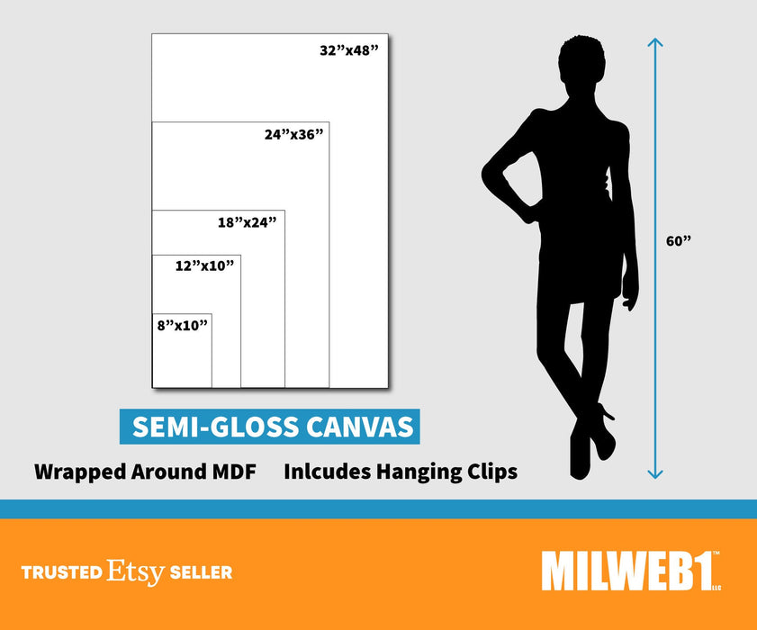 Milweb1 It's Hard To Beat A Person Who Never Gives Up - Babe Ruth | Sign Work Office Inspiration Wall Decor Canvas Print