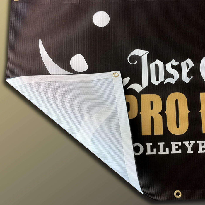 10'x16' Mesh Banner - Grommets, Edging - Milweb1