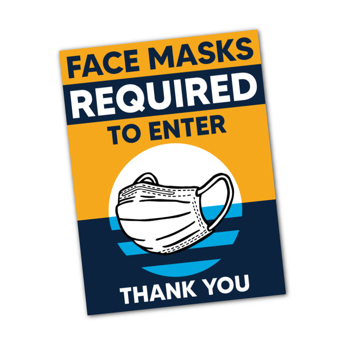 Milweb1 Milwaukee Flag Themed - Face Mask Required To Enter Window Decal 7.5” X 10”