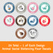 Milweb1 Please Sit Here - Animal School 26 Pack - Social Distancing Floor Decal
