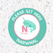 Milweb1 Please Sit Here - Animal School 26 Pack - Social Distancing Floor Decal