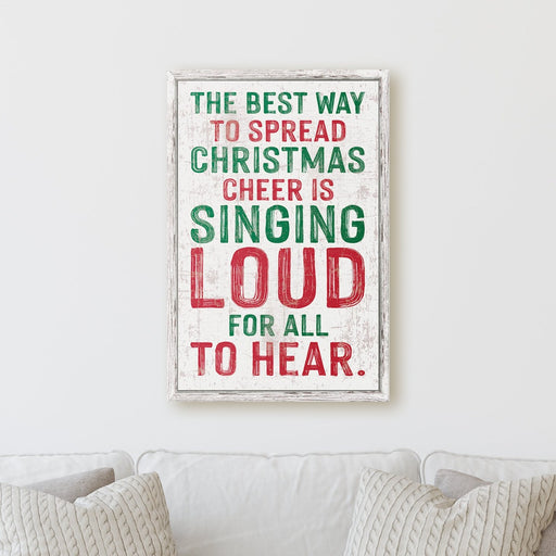 Milweb1 Singing Loud For All To Hear - ELF Movie - Canvas Print
