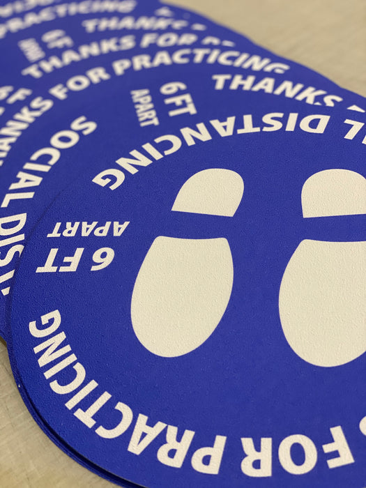 Milweb1 Thanks For Practicing Social Distancing Floor Decals