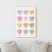 Milweb1 Valentine's Candy Hearts | Sign Rustic Home Farmhouse Wall Decor Canvas Print