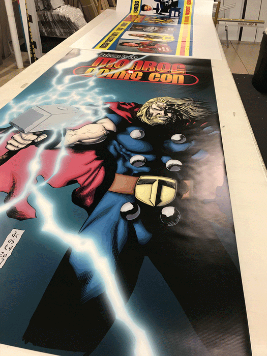 30"x30" Double Sided Vinyl Banner - Milweb1