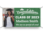 Milweb1 vinyl banners 1'x2' / Hunter Green Graduation Banner 2024