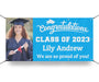Milweb1 vinyl banners 1'x2' / Light Blue Graduation Banner 2024