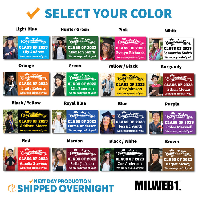 Milweb1 vinyl banners Graduation Banner 2024