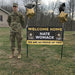 Milweb1 Welcome Home U.S. Army / United States Military Customizable - Vinyl Banner - Sign - Free Overnight Shipping