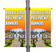 Twin Pole Banner - Double Sided with Hardware Set - Milweb1